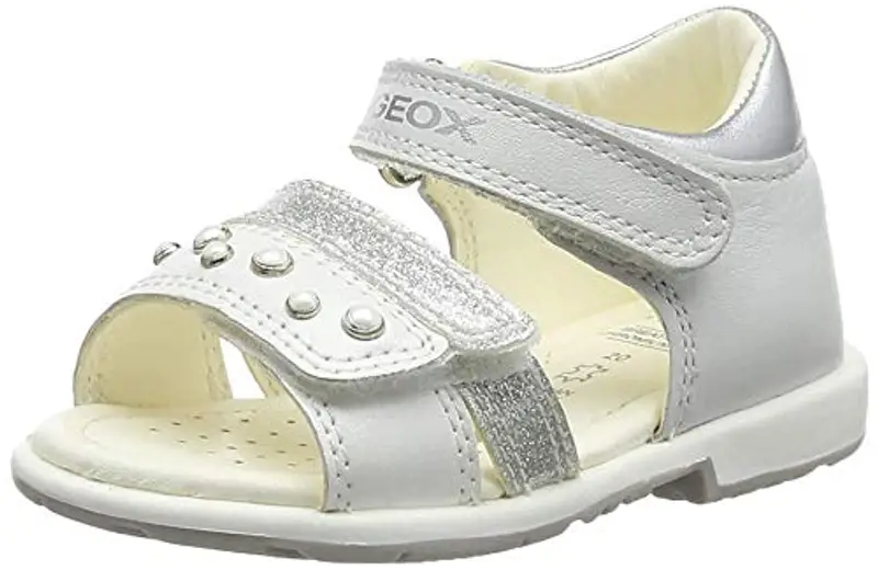 Geox B VERRED A, Sandali Bimba 0-24, (White C1000), 26 EU