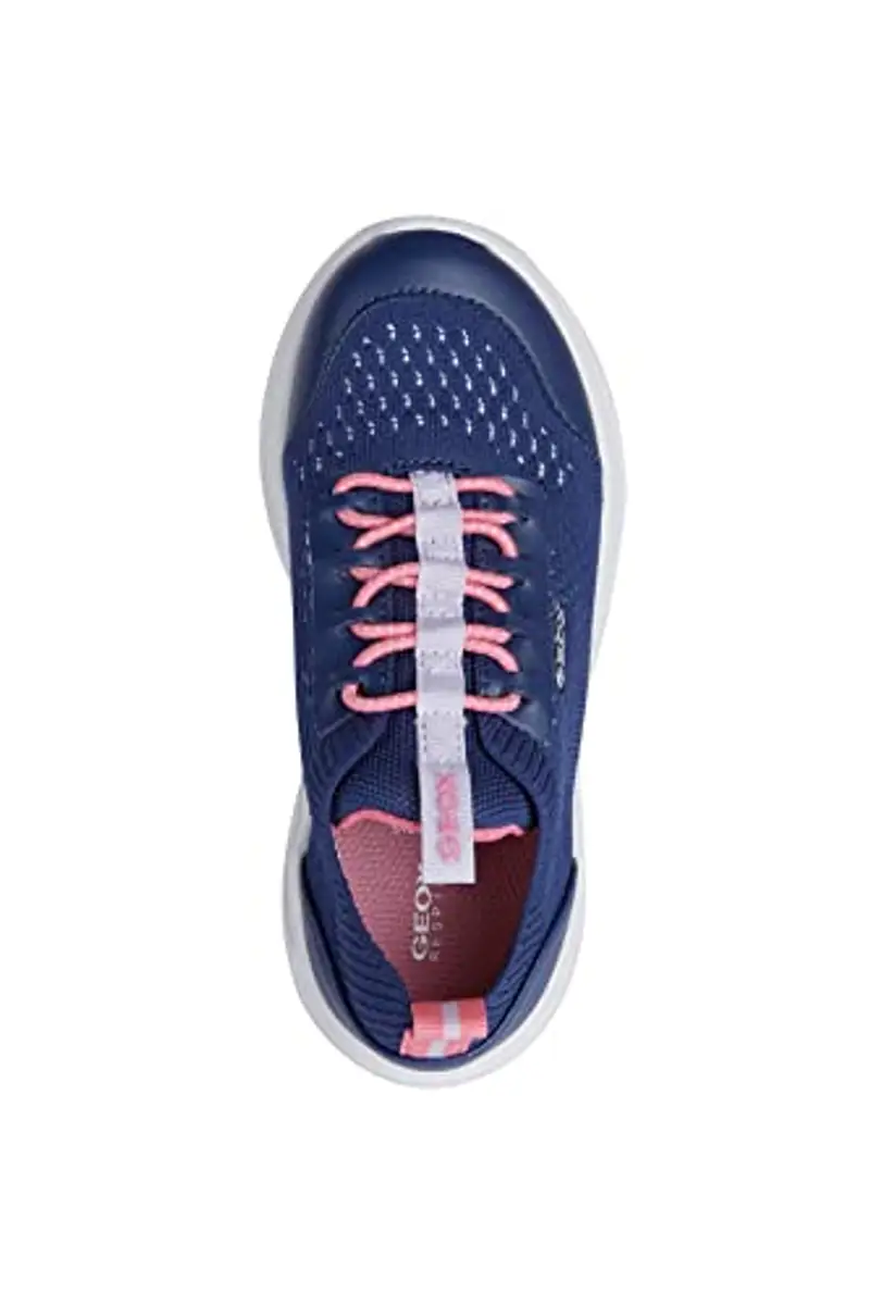 Geox Bambina J Sprintye Girl B Sneakers Bambine e ragazze, Blu/Rosa (Navy/Fuchsia), 32 EU miniatura 3