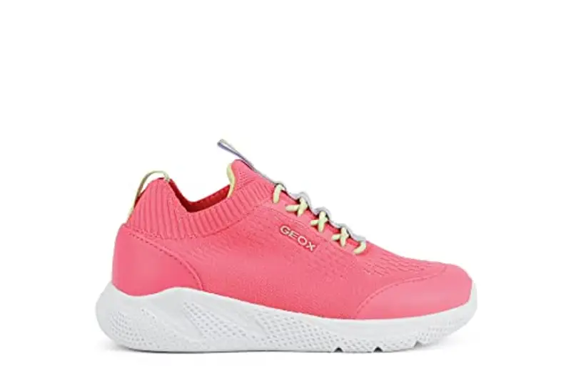 Geox Bambina J Sprintye Girl B Sneakers Bambine e ragazze, Rosa (Fluo Fuchsia), 34 EU miniatura 2
