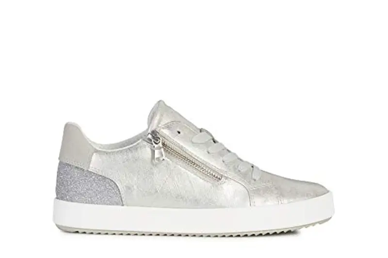 Geox D Blomiee A, Sneakers Donna, Argento (Argento Silver), 40 EU miniatura 2