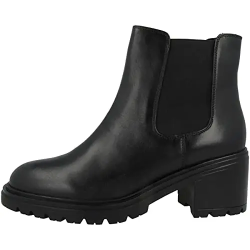 Geox D Damiana E, Stivaletti Donna, Nero, 36 EU