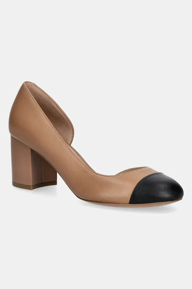 decolletè D VIRNILISA 65 colore marrone D55YYB 0TUBC C0015