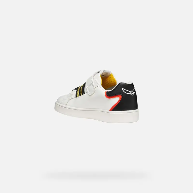 GEOX Eclyper Junior Bianco/nero miniatura 3