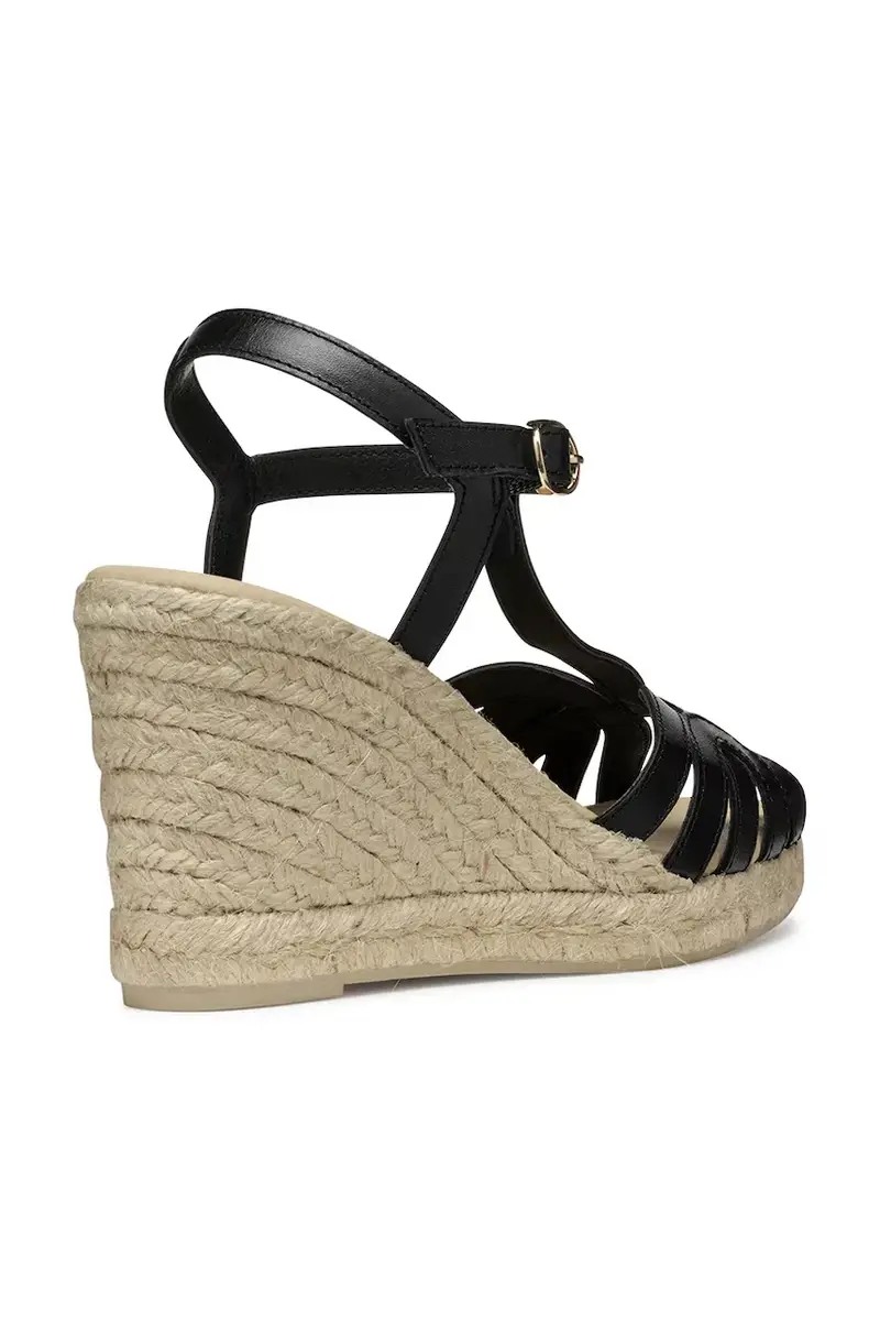 espadrillas in pelle D GELSA colore nero D55TPA 00043 C9999 miniatura 3