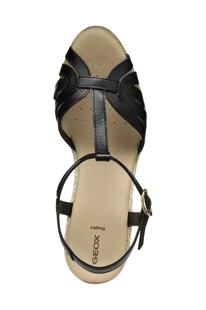 espadrillas in pelle D GELSA colore nero D55TPA 00043 C9999 miniatura 5