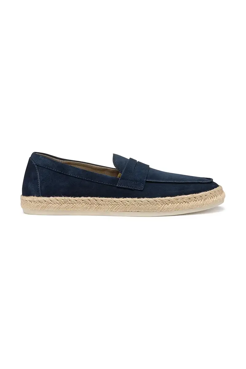 espadrillas in pelle scamosciata U COSTUNI colore blu navy U55MRA 00022 C4064