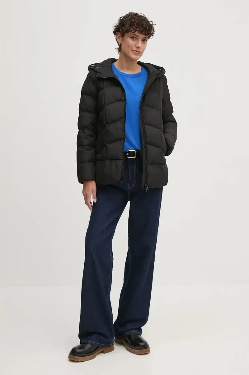 giacca donna colore nero W4628P-T3144-F9000 miniatura 2