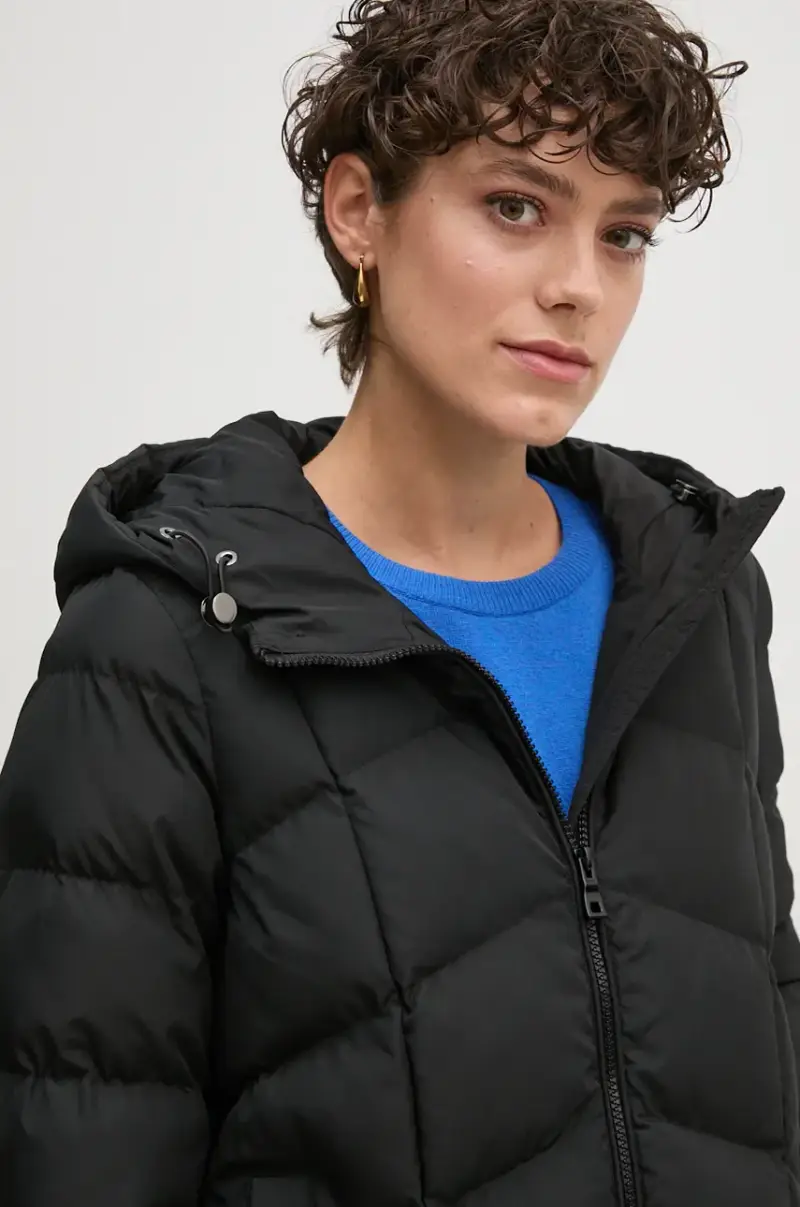 giacca donna colore nero W4628P-T3144-F9000 miniatura 5