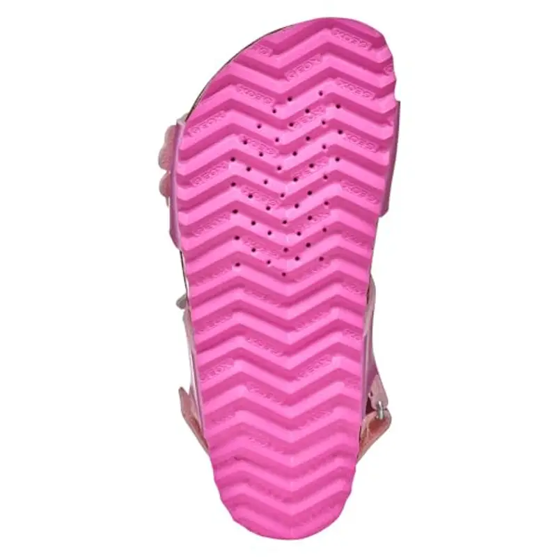 Geox J Adriel Girl D, Sandalo, Dk Pink/Lt Yellow, 29 EU miniatura 2