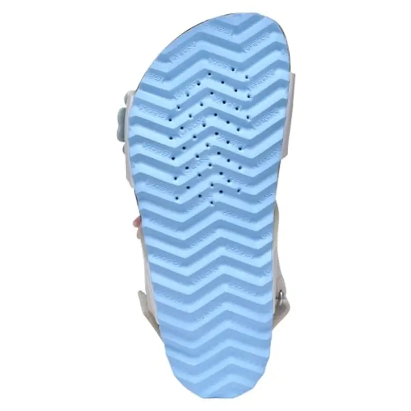 Geox J Adriel Girl D, Sandalo, White/Crystal, 27 EU miniatura 2