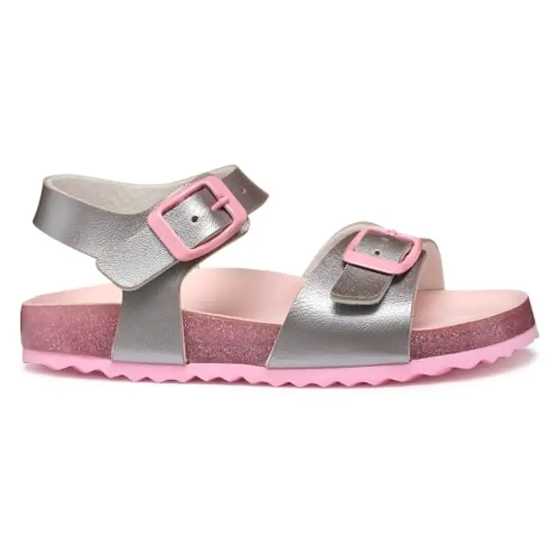 Geox J Adriel Girl I, Sandalo, Silver/Pink, 31 EU miniatura 3