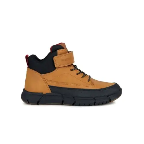 Geox J Flexyper Boy, Stivale alla Caviglia, Dk Yellow, 31 EU