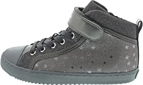 Geox J KALISPERA GIRL, Sneakers Bambine e ragazze, Grigio, 35 EU