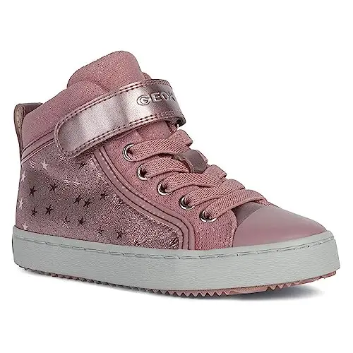 Geox J KALISPERA GIRL, Sneakers Bambine e ragazze, Rosa Dk Pink C8006, 28 EU miniatura 2