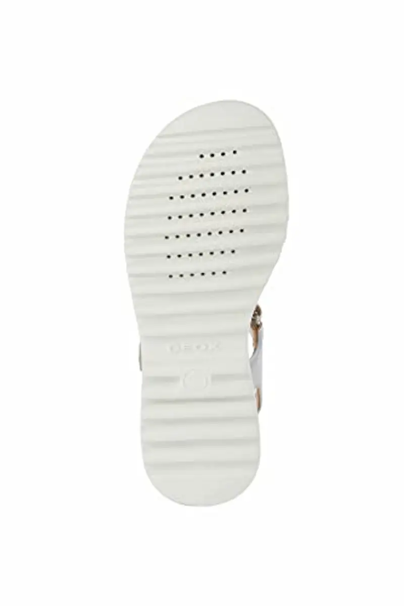 Geox J Sandal Coralie Gir, Sandali Bambine e ragazze, Argento (C1007 Silver), 35 EU miniatura 3