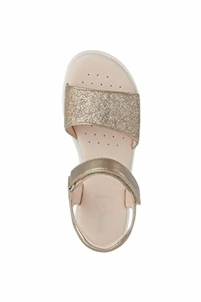 Geox J Sandal Coralie Gir, Sandali Bambine e ragazze, Bronzo (Platinum), 34 EU miniatura 2