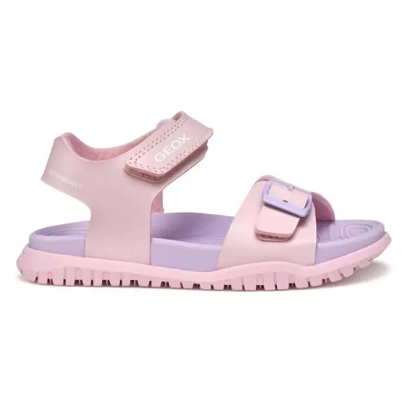 Geox J Sandal FUSBETTO GI, Lt Pink/Lilac, 32 EU miniatura 3