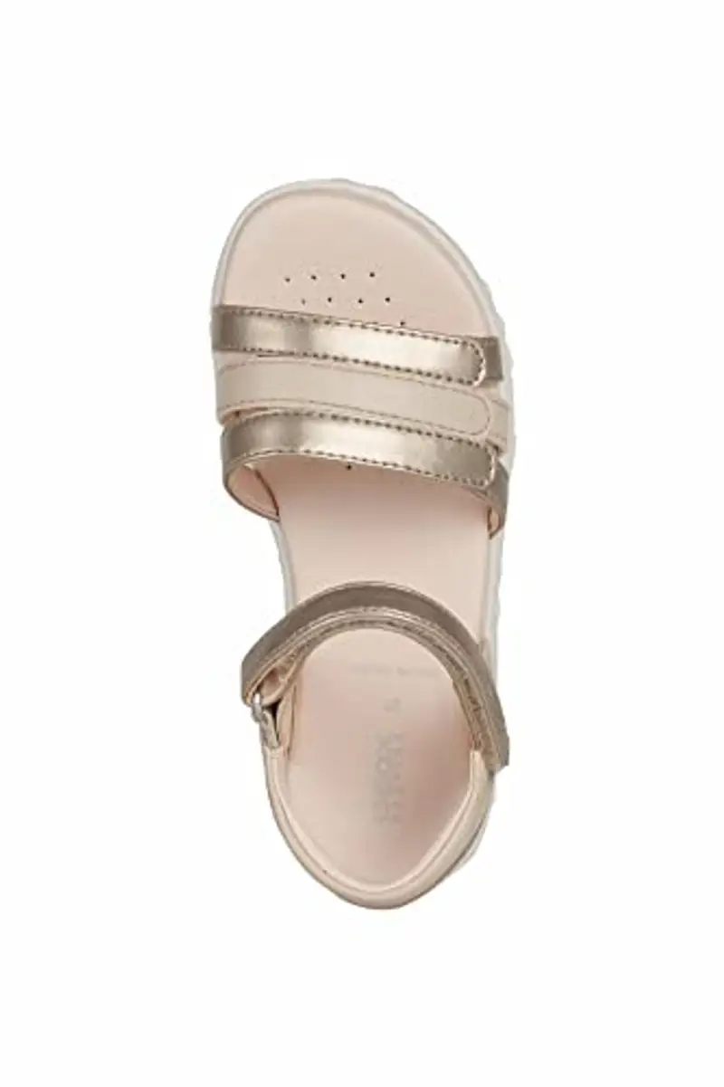 Geox J Sandal Haiti Girl, Sandali Bambine e ragazze, Bronzo (Platinum), 33 EU miniatura 2