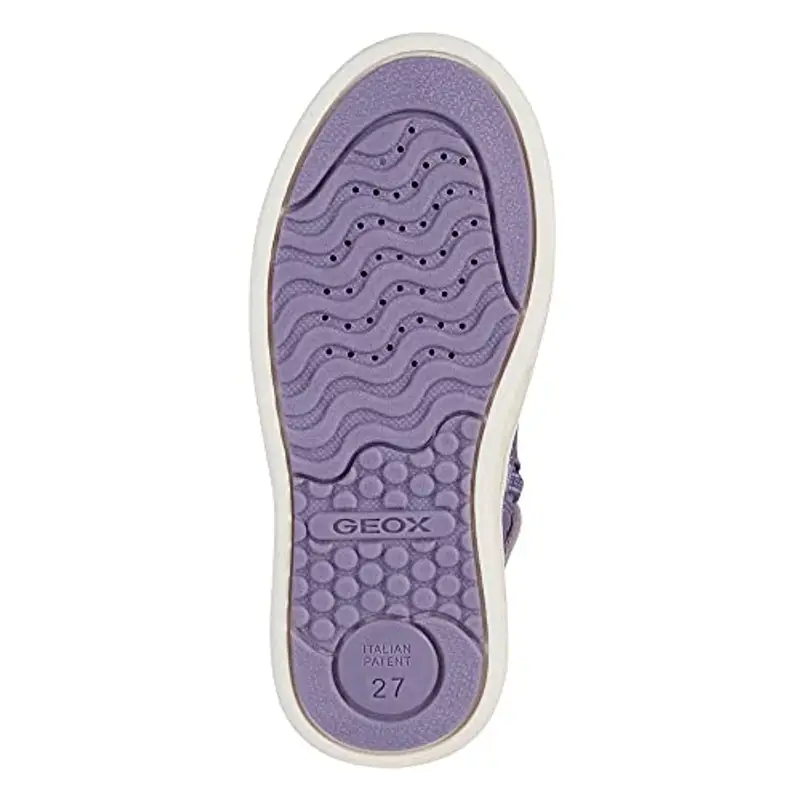 Geox J Skylin Girl G, Sneakers Bambine e ragazze, Viola/Giallo (Lilac/Yellow), 35 EU miniatura 3