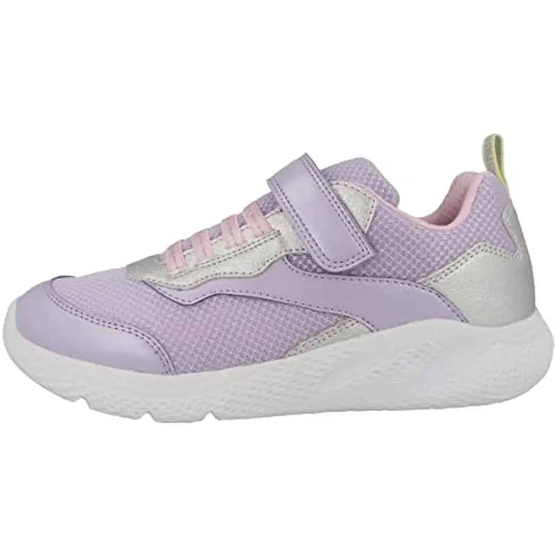 Geox J Sprintye Girl A, Sneakers Bambine e ragazze, Viola/Bianco (Lilac/White), 31 EU