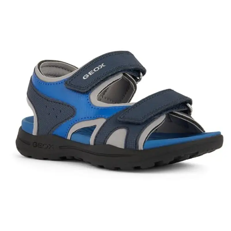 Geox J Vaniett Boy C, Sandalo, Navy Royal, 24 EU miniatura 3