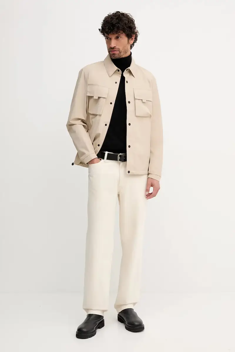 maglione con aggiunta di cachemire uomo colore nero M5670E T3298 miniatura 2