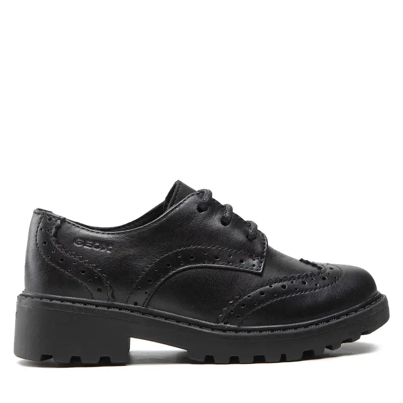 Oxfords Geox J Casey G. N J6420N 00085 C9999 M Nero
