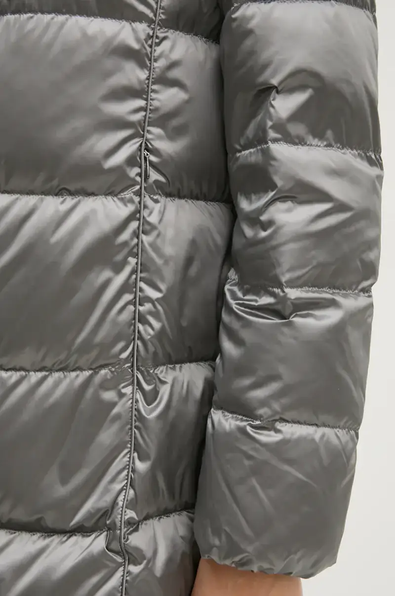 piumino donna colore argento W4626G-T3154-F9822 miniatura 5