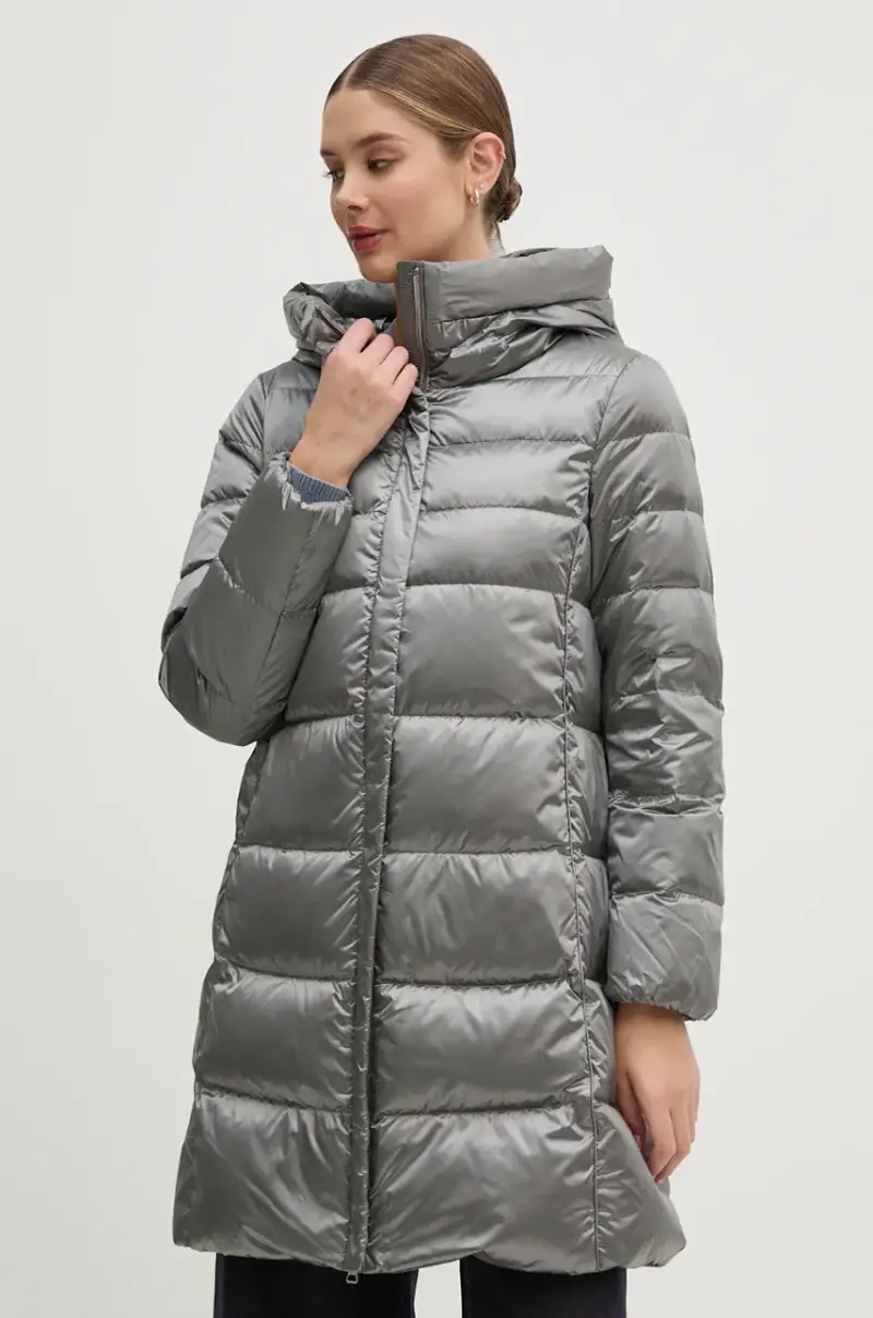 piumino donna colore argento W4626G-T3154-F9822