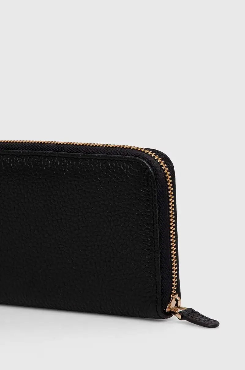 portafoglio in pelle D35K3H-00046 D.WALLET donna colore nero D35K3H 00046 miniatura 2