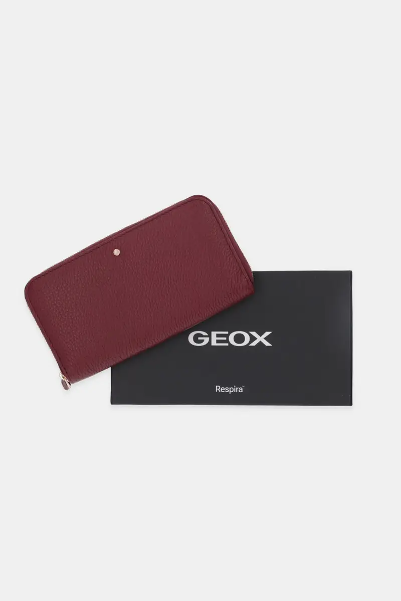 portafoglio in pelle D35K3H-00046 D.WALLET donna colore nero D35K3H 00046 Granata miniatura 5