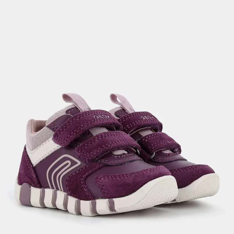 Primi Passi Geox da Primi Passi Femmina, bordeaux miniatura 2