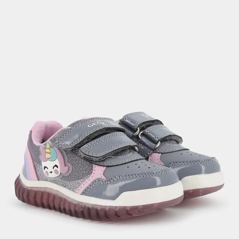 Primi Passi Geox da Primi Passi Femmina, grigio miniatura 2