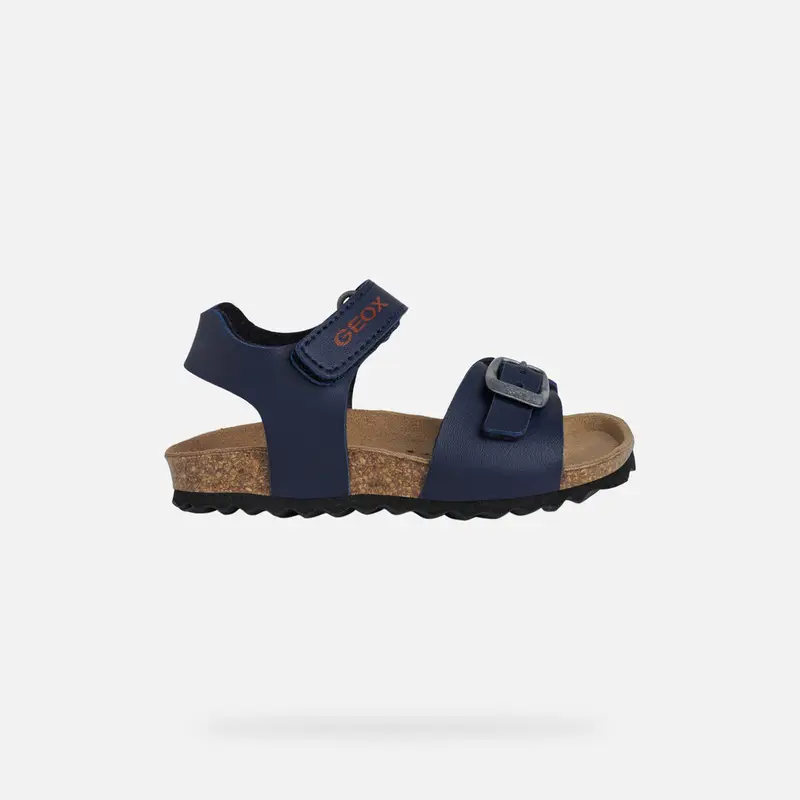 Sandal Chalki Baby Blu Navy/rosso Scuro