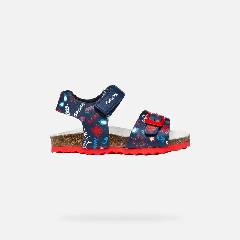 Sandal Chalki Bimbo Blu Navy/rosso