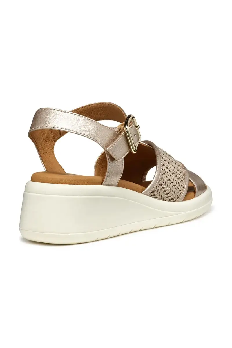 sandali D MELICONIA donna colore marrone D550EG 0NFDS CB5A5 Oro miniatura 3