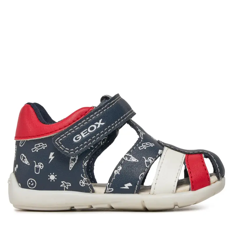 Sandali Geox B Elthan Boy B451PC 000BC C0735 Blu scuro