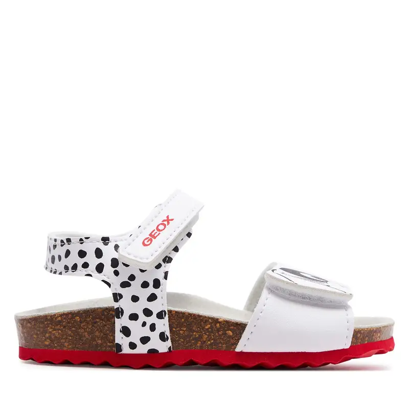 Sandali Geox B Sandal Chalki Girl B452RB 0003W C0404 S Bianco