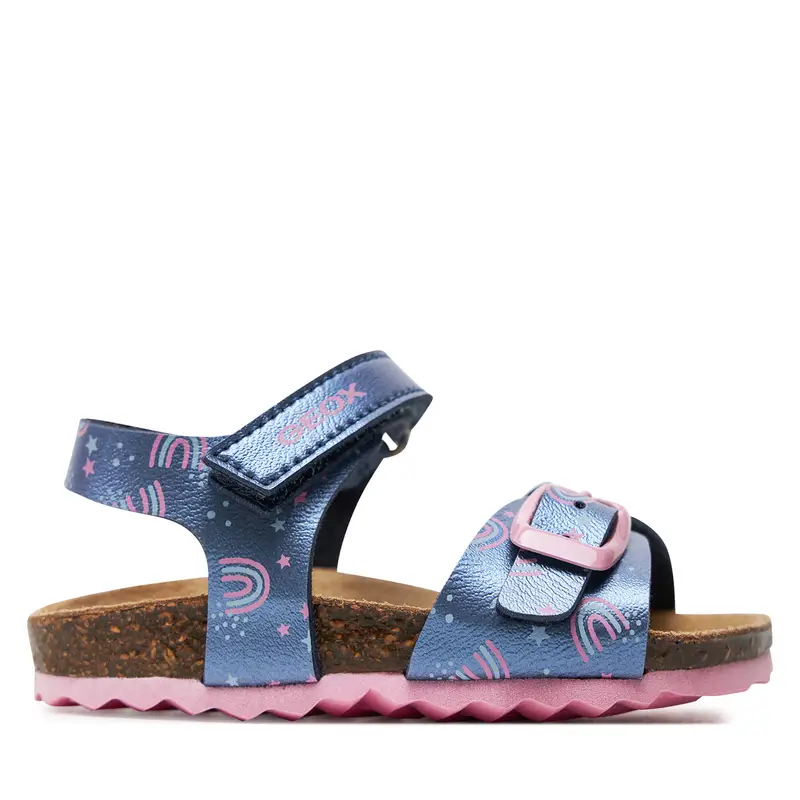 Sandali Geox B Sandal Chalki Girl B922RA 000NF CF48T M Blu scuro