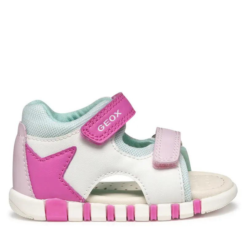 Sandali Geox B Sandal Iupidoo B5517B 0BC14 C0563 Bianco