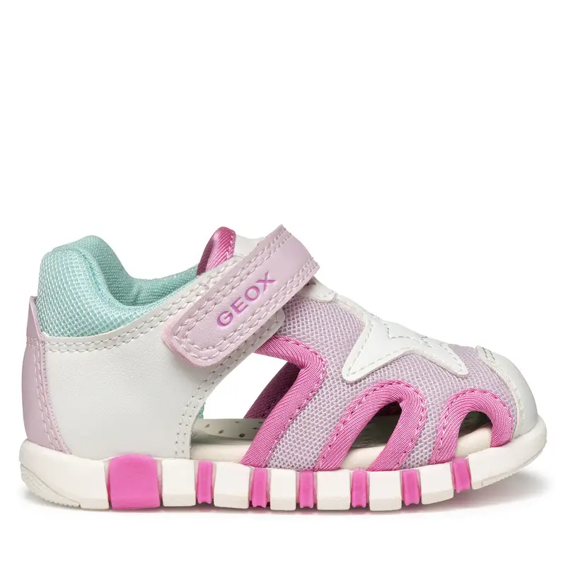 Sandali Geox B Sandal Iupidoo B5517C 0BC14 C0563 Bianco