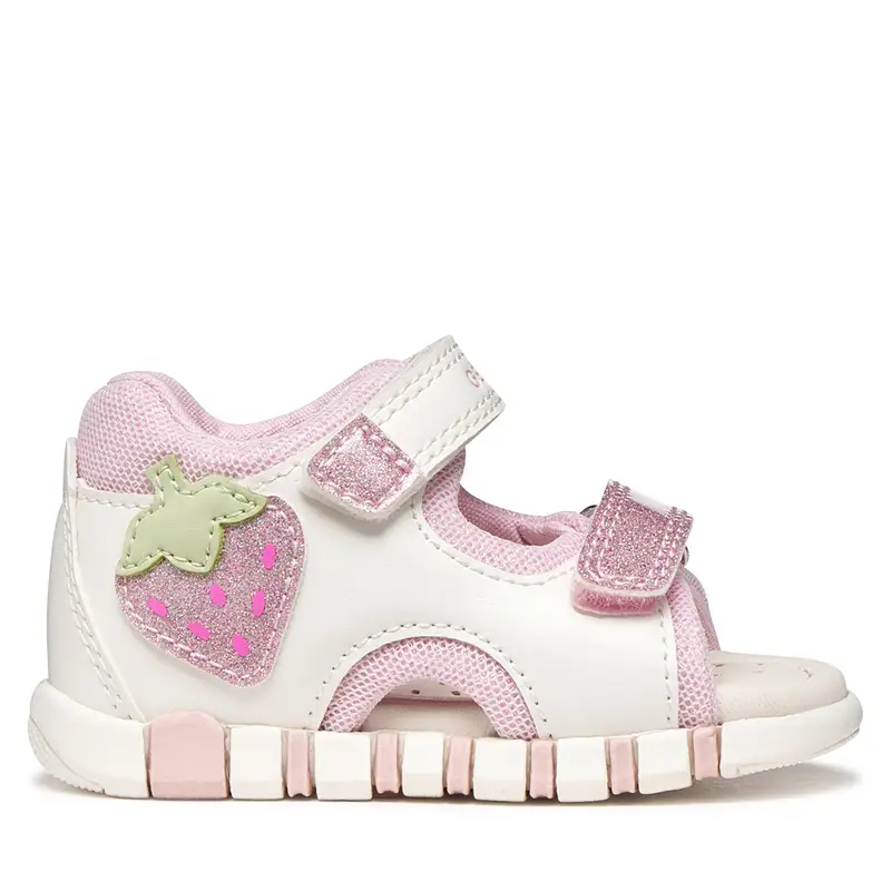 Sandali Geox B Sandal Iupidoo Gir B6517A 054GN C0406 Bianco