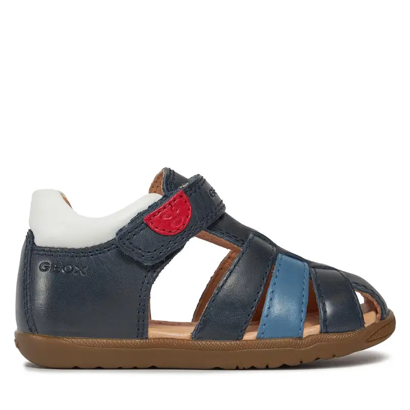 Sandali Geox B Sandal Macchia Boy B254VA 0CL54 C0693 Blu scuro