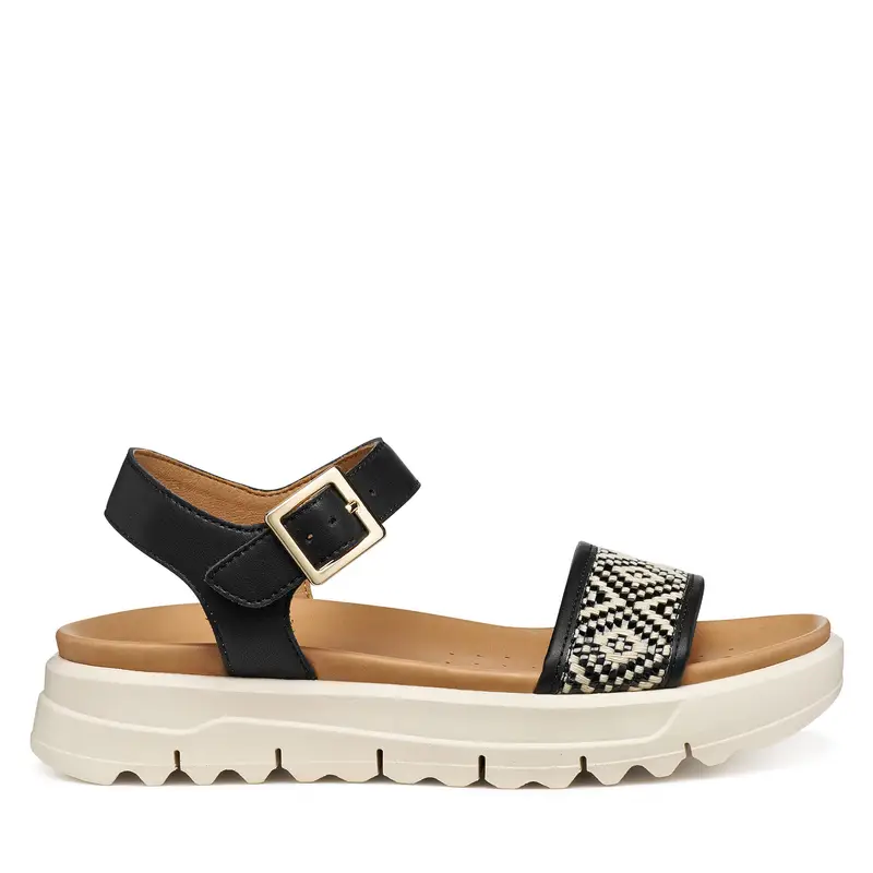 Sandali Geox D Xand 2 1S D65SZC 09B11 C9999 Nero