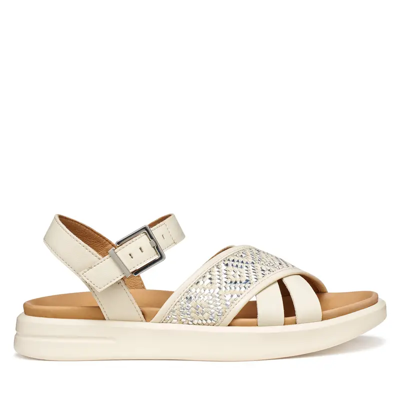 Sandali Geox D Xand 2S D65PAB 09B11 C1122 Écru Crema