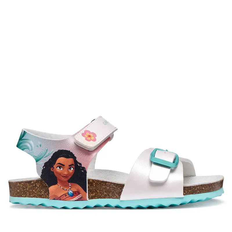 Sandali Geox J Adriel Girl J558MG 000NF C0817 S Bianco