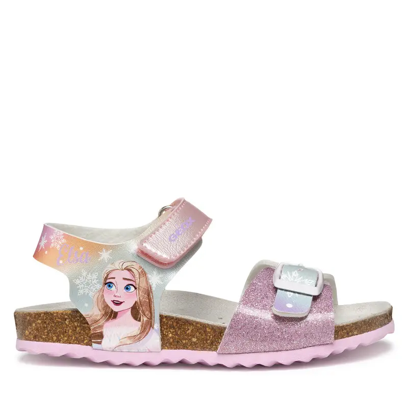 Sandali Geox J Adriel J558MG 0NFKC C8004 S Rosa