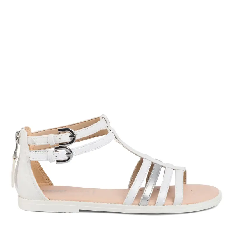 Sandali Geox J S.Karly G. D J7235D 05402 C1000 M Bianco