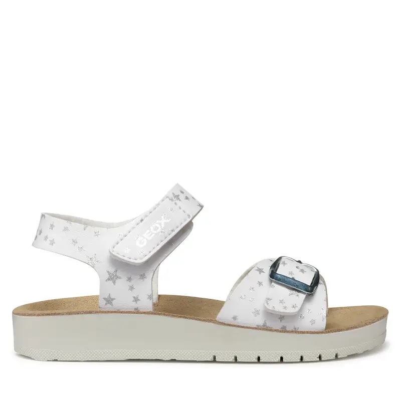 Sandali Geox J Sandal Costarei Gi J15EAB 00004 C1000 S Bianco