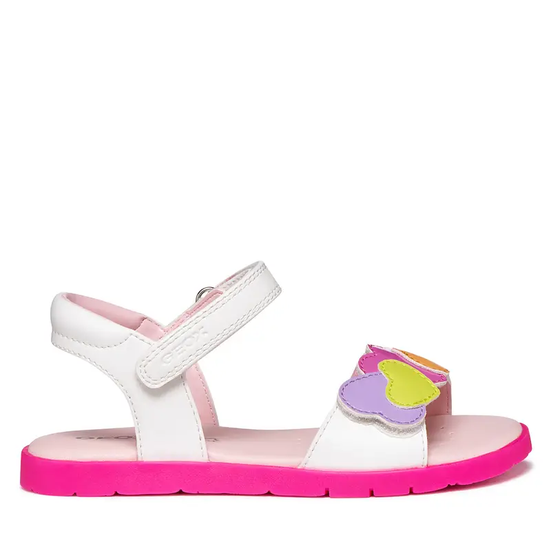 Sandali Geox J Sandal Joyfoot Gir J65P1D 000BC C0653 S Bianco